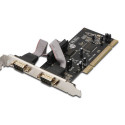 Expansion Card/Controller RS232 PCI , 2xDB9, Low Profile, Chipset