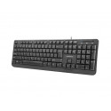 Keyboard Trout Slim 1.8m black USB