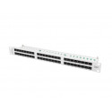 Patch Panel 48 Port 1U Cat.6 gray