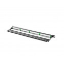 Patch Panel 24 Port 0.5U Cat.5E black