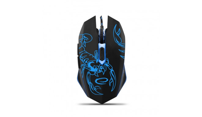 WIRED FOR PLAYERS MOUSE 6D Optical USB MX203 SCORPIO BLUE