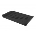 Shelf for cabinets 19 '' 450/600/800/1000 mm 1U 483x315mm black