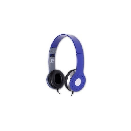 CITY blue stere o headphone with microp