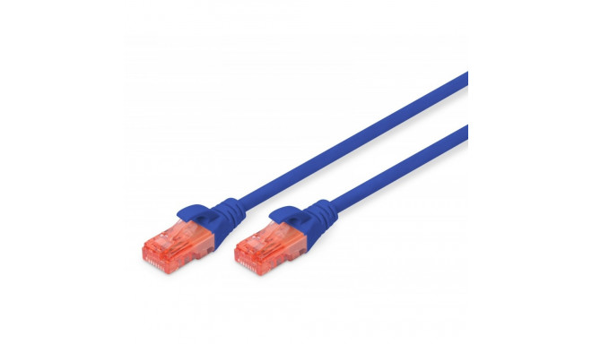 Patch cord U/UTP kat.6 PVC 2m blue