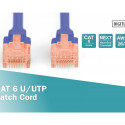 Patch cord U/UTP kat.6 PVC 2m blue