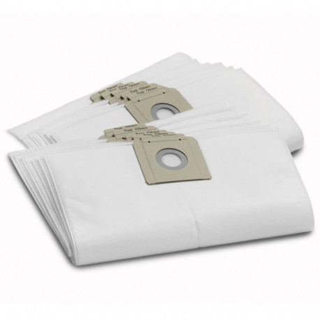 Product Title: 10x Fleece Filter Bags for Kärcher T 10/1 & T 12/1 Series (Part No. 