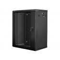 Wall-Mounted Rack 19'' 15U 600X450mm black