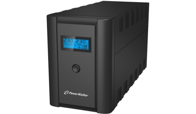 UPS LINE-INTERACTIVE 2200VA 2X 230V PL + 2X IEC OUT,RJ11/RJ45 IN/OUT, USB, LCD