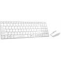 Esperanza keyboard EK122K Wireless, white + mouse