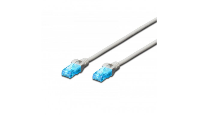 Digitus patch cord U/UTP Cat.5e PVC 5m, grey