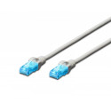 Digitus patch cable U/UTP Cat.5e PVC 0.25m, grey