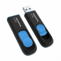 Adata mälupulk 64GB DashDrive UV128 USB 3.2, must/sinine