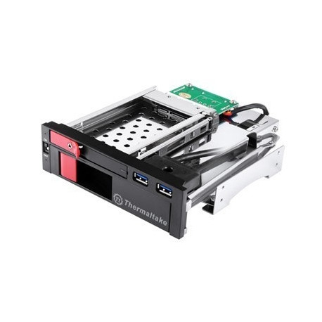 HDD pocket - Rack Panel 2xUSB 3.0 SATA3 3.5 "+ 2.5", black