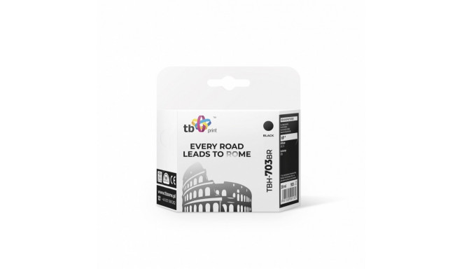 Ink HP DJ D730/F735 Black remanufactured TBH-703BR (HP No. 703 CD887AE)