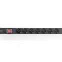 Digitus pikendusjuhe 7-pesa PDU 19" 1U 16A 4000W 2m