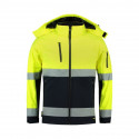 Rimeck Bi-color EN ISO 20471 Softshell Jacket M MLI-T5297 fluorescent yellow (3XL)