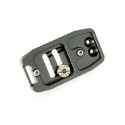 3 Legged Thing 70mm Base Plate with screen slope and strap connector. Compatible with Arca Swiss Gri