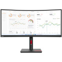 /937cm/34" (3440x1440) Lenovo ThinkVision T34w-30 4ms HDMI DP USB-C Wide Curve Raven Black