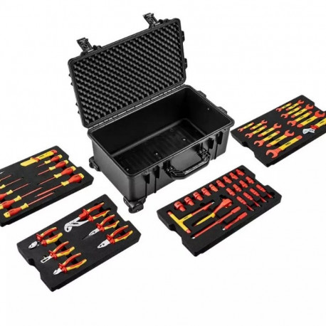 Neo Tools electrician service box 52 pieces in 22" strong box