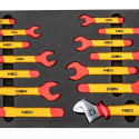 Neo Tools electrician service box 52 pieces in 22" strong box