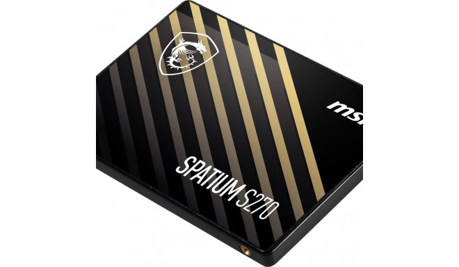 MSI Spatium S270 SATA 2.5 480GB 2.5" Serial ATA III 3D NAND