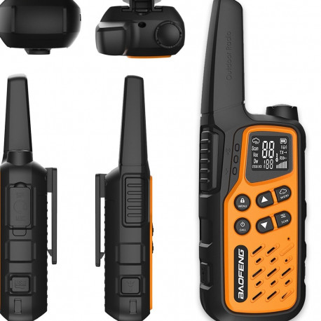 Walkie-Talkie Baofeng BF-T25E Orange, 2 pieces