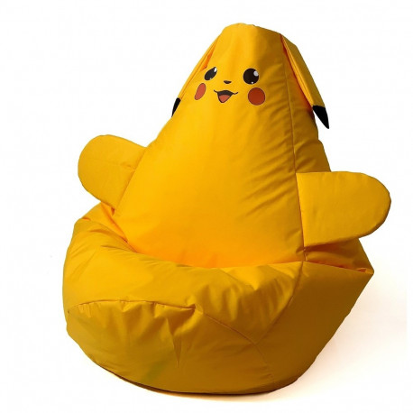 Pikachu yellow Sako bag pouffe L 105 x 80 cm