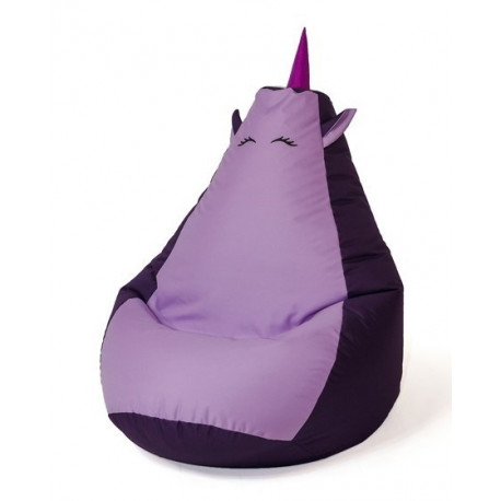 Sako bag pouffe Unicorn purple-light purple L 105 x 80 cm