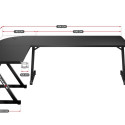 Huzaro Hero 7.0 computer desk Black