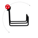 Huzaro Hero 5.0 computer desk Black, Red