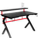 Huzaro Hero 5.0 computer desk Black, Red