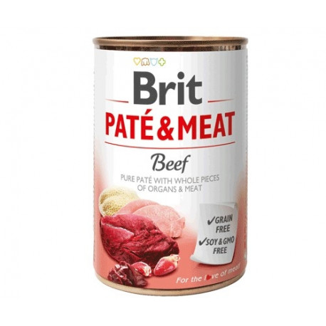 BRIT Paté & Meat veiselihaga märg koeratoit 400g