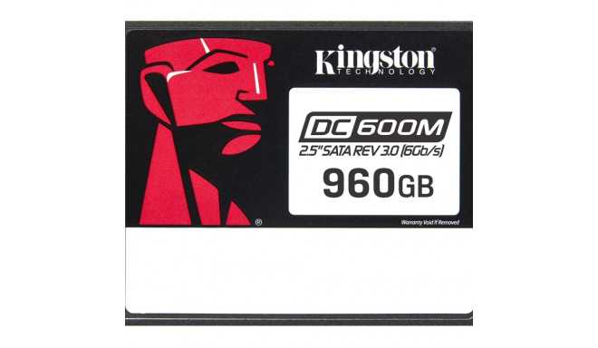 Kingston Technology 960G DC600M (segakasutus) 2.5” ettevõtte SATA SSD