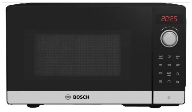 Bosch Serie 2 FEL023MS2 mikrolaineahi lauapealne soolomikrolaineahi 20 L 800 W must, roostevaba tera