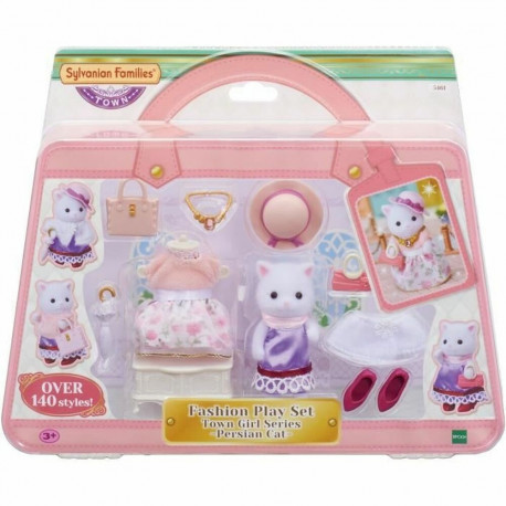 Nukkude Komplekt Sylvanian Families The Fashion Suitcase And Big Sister Persian Cat