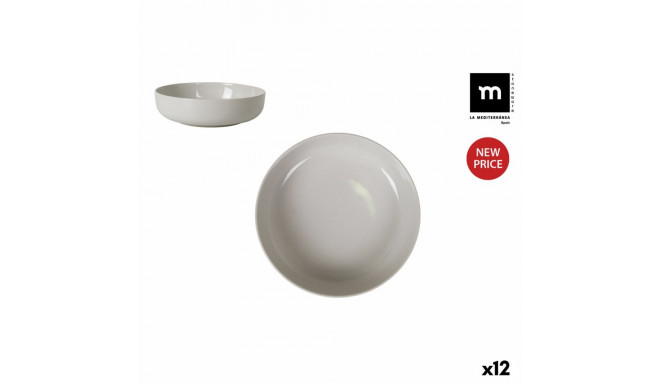 Deep Plate La Mediterránea Ivory (12 Units)