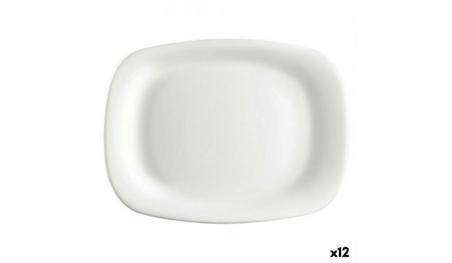 Flat Plate Bormioli Parma Rectangular (12 Units) (24 x 34 cm)