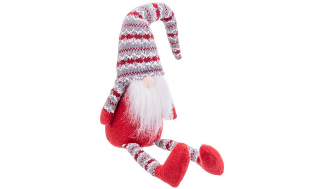 Christmas elf 60cm, red/grey