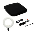 Caruba Round Vlogger 12 inch LED Set met Tas Wit