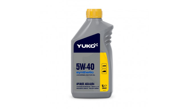 Yuko 5W40 täissünteetiline mootoriõli 1L