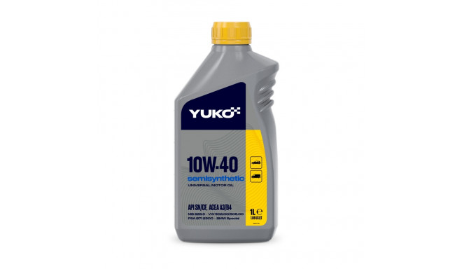 Yuko 10W40 poolsünteetiline mootoriõli 1L
