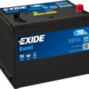 Exide Excell 70Ah 540A 266x172x223-+