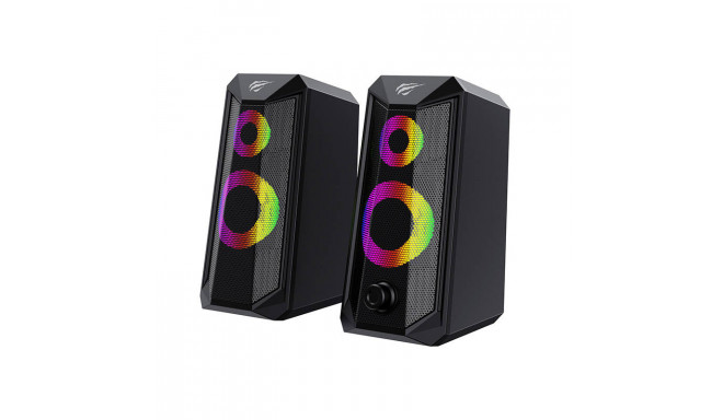 HAVIT SK202 Arvutikõlarid 2.0 RGB (must)