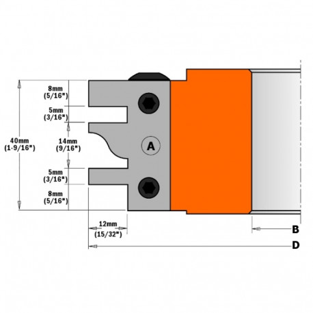 Tagavara terad, paar 40x25x2 (A) freespeale 694.014