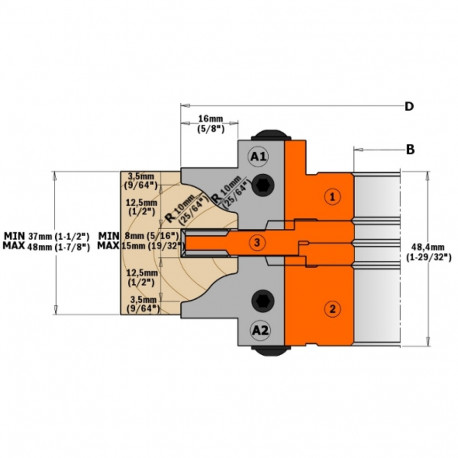 Tagavara terad, paar 25x29x2 (B2) freespeale 694.015