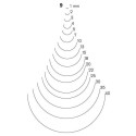 Stright carving chisel Pfeil 9/4