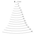 Stright carving chisel Pfeil 4/35