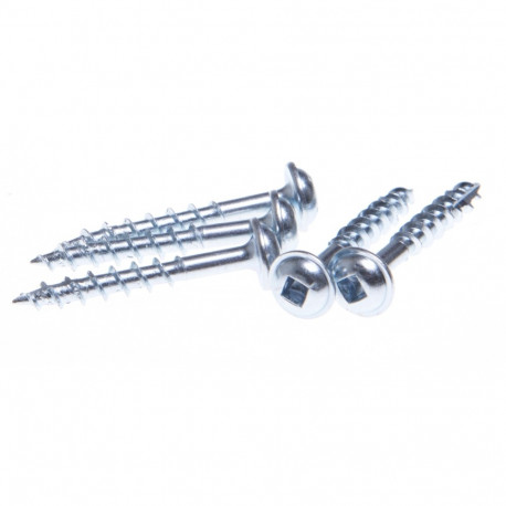 Pocket-Hole tsingitud kruvid - 25 mm, Coarse, Maxi-Loc, 500 tk
