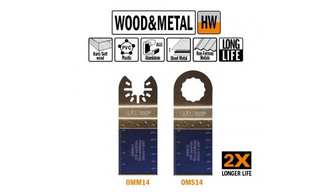 35mm EXTRA-LONG LIFE PLUNGE AND FLUSH-CUT FOR WOOD AND METAL