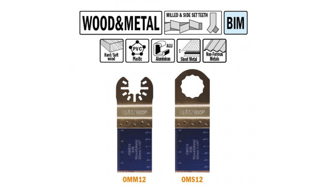 32mm Plunge and Flush-Cut for Wood and Metal